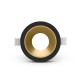 Collerette basse luminance rond/rond noir/doré pour spot ÉCLAT II