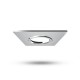 Collerette carrée aluminium inclinable pour spot ÉCLAT II