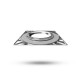 Collerette carrée aluminium inclinable pour spot ÉCLAT II