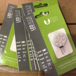 Ampoule LED G4 Plate 3W Blanc chaud 3000°K