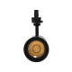 Spot LED sur Rail Noir 35W 4000K 3500 LM IRC90 adaptateur rail 3 allumages
