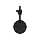 Spot LED sur Rail Noir 35W 4000K 3500 LM IRC90 adaptateur rail 3 allumages