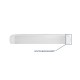Réglette LED Salle de bain pour ampoule S19 Bouton ON/OFF - Garantie 5 ans