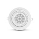 Support plafond Rond ES111 Orientable Blanc Ø170 mm