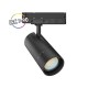 Spot LED sur Rail avec Adaptateur 3 allumages Noir 10/15/20W CCT Angle ajustable