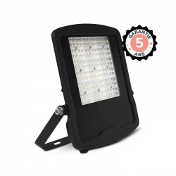 Projecteur LED Asymétrique Noir 100W 4000K - Garantie 5 ans