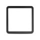 Collerette Noire pour QUADRA 220 x 220 x 50 mm