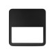 Collerette asymétrique Noire pour QUADRA 280 x 280 x 50 mm