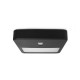 Collerette asymétrique ouverture Noire pour QUADRA 280 x 280 x 50 mm