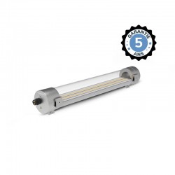 Tubulaire LED Intégrées Claire Traversant 17W 4000K - Garantie 5 ans
