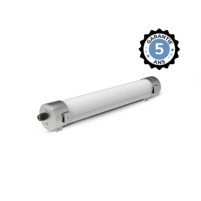 Tubulaire LED Intégrées Opale Traversant 17W 4000K Dimmable DALI 2 - Garantie 5 ans