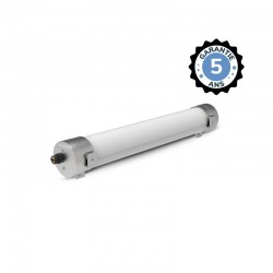 Tubulaire LED Intégrées Détecteur HF Opale Traversant 17W 2465 lm 3000K - Garantie 5 ans