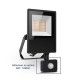 Projecteur LED Noir 30W CCT IP65