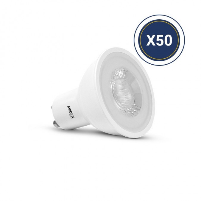Ampoule LED GU10 Spot 7W 4000K 38 Dimmable - Pack de 50