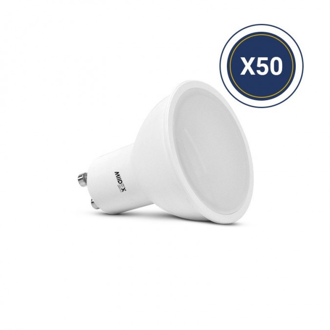 Ampoule LED GU10 Spot 7W 4000K 120 Dimmable - Pack de 50