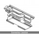 Connecteur de Jonction pour Rail type XTS - Schéma