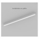 Linéaire LED prismatique Blanc 2 CCT 32W Dimmable DALI 2/PUSH - 1200 mm - Garantie 5 ans