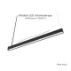 Linéaire LED prismatique Noir 2 CCT 36W Dimmable DALI 2/PUSH - 1200 mm - Garantie 5 ans