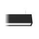 Linéaire LED prismatique Noir 2 CCT 40W Dimmable DALI 2/PUSH - 1500 mm - Garantie 5 ans