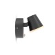 Applique Murale Orientable LED Noir Détecteur IR 12,5W 3000K