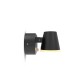 Applique Murale Double Orientable LED Noir Détecteur IR 20W 3000K