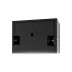 Applique Murale Cylindrique Noir Détecteur IR GU10 x 1