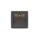 Spot encastrable LED balise 140 x 140 mm 6,5W Rectangle 3000K IP65 Détecteur IR