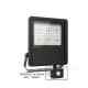 Projecteur LED Noir 70W CCT IP65 - Garantie 5 ans