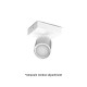 Applique orientable blanche GU10 x1