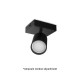 Applique orientable noir GU10 x1