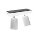 Applique orientable 2 spots blanche GU10 x2