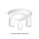 Applique orientable 3 spots blanche GU10 x3