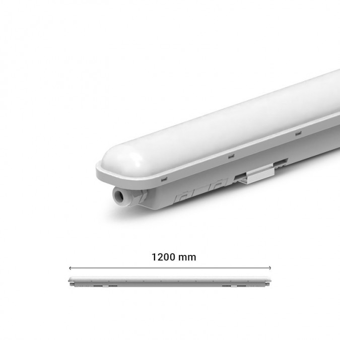 Étanche LED Intégrées Traversant 40W 4000K IP65 1200mm