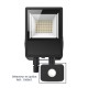Projecteur LED Noir sans câble - 50W CCT IP65