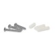 Support de Spot Saillie GU10 (sans ampoule) Cylindre Blanc basse luminance