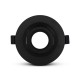 Support de spot basse luminance Rond Orientable Noir Ø110