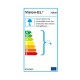 Applique Murale G9 X1 Blanc/Doré Cylindrique