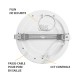 Plafonnier LED Blanc Ø220 mm 18W CCT