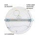 Plafonnier LED Blanc Ø300 24W CCT