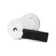 Support plafond BBC Rond Blanc Basse Luminance avec douille automatique Ø90 mm