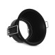 Support de spot Rond Basse luminance noir Ø82mm IP20