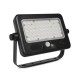 Projecteur LED Solaire avec Détecteur 10W 4000K IP44 Chargeur USB