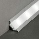 Profilé Aluminium LED Angle 45° - Ruban LED 10mm - Avec diffuseur