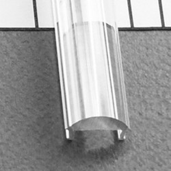 Diffuseur clip Lentille pour Profilé 15,4 mm Aluminium