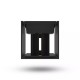Applique Murale LED Noir 7W 3000K