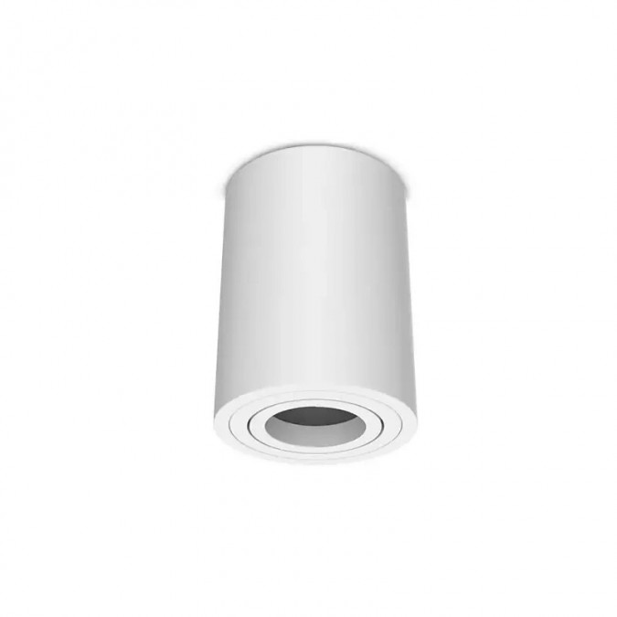 Support de Spot Saillie GU10 (sans ampoule) Cylindre Blanc
