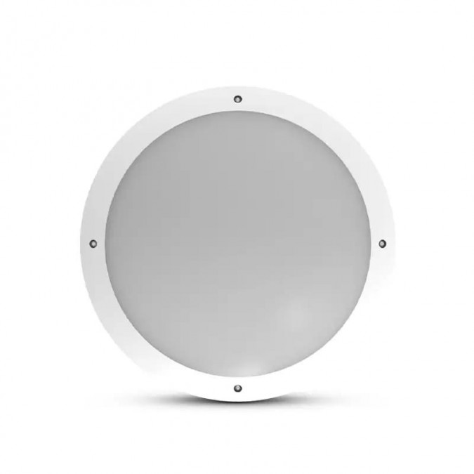 Plafonnier LED Hublot rond 30W Ø300mm 3000K IP65 Détecteur RF