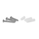 Support de Spot Saillie GU10 (sans ampoule) Cylindre Noir