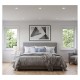 Plafonnier LED Blanc Ø120 6W 3000K