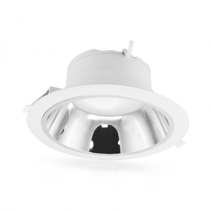 Downlight LED Blanc/Argenté rond Basse Luminance Ø150mm 15W 6000K
